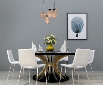 Modern Dining Table And Chairs-ID:636919027