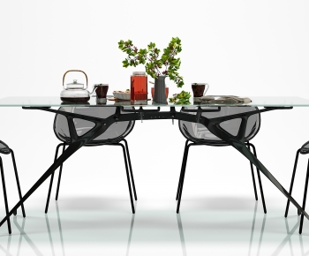 Modern Dining Table And Chairs-ID:399498946