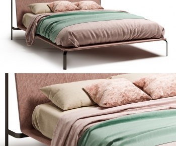 Modern Double Bed-ID:438503983