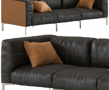Modern Three-seat Sofa-ID:885453946