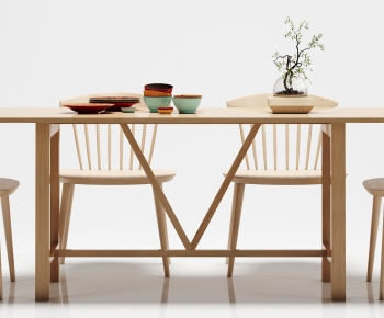 Modern Dining Table And Chairs-ID:331504112