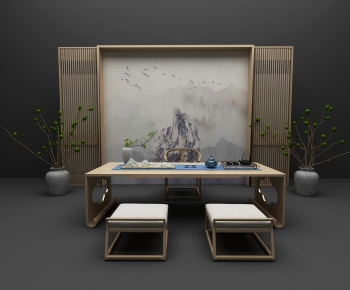 New Chinese Style Tea House-ID:755012993