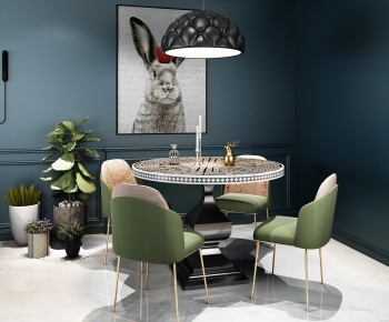 Modern Dining Table And Chairs-ID:318851959