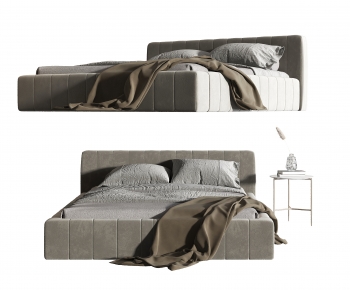 Modern Double Bed-ID:196707967