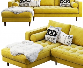 Nordic Style Corner Sofa-ID:656932129