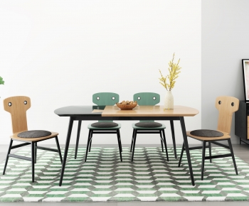 Modern Dining Table And Chairs-ID:351387024