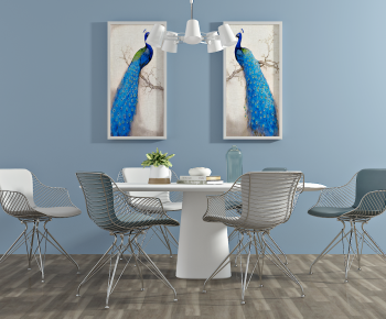 Modern Dining Table And Chairs-ID:553473958