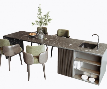 Modern Dining Table And Chairs-ID:563111074