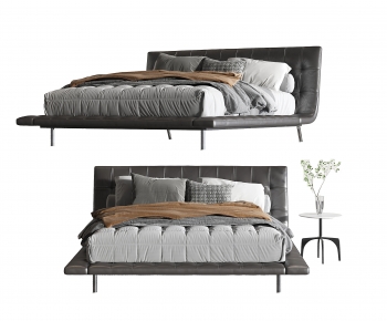 Modern Double Bed-ID:427402978