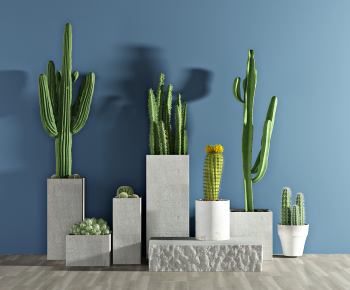 Modern Potted Green Plant-ID:399884947