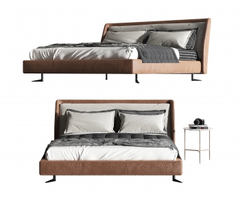 Modern Double Bed-ID:711678033