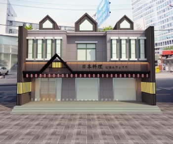 Japanese Style Building Appearance-ID:822839981