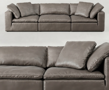 Modern Three-seat Sofa-ID:594182018