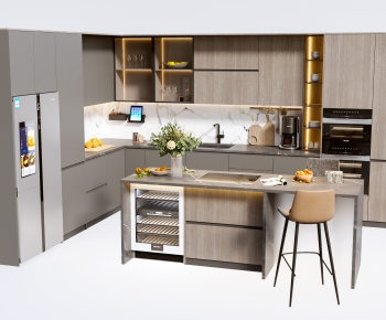 Modern Kitchen Cabinet-ID:783890011