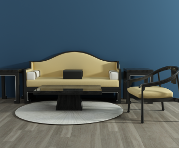 New Chinese Style Sofa Combination-ID:357345108