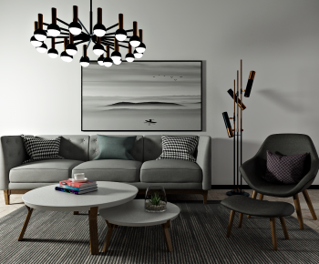 Modern Nordic Style Sofa Combination-ID:589293007