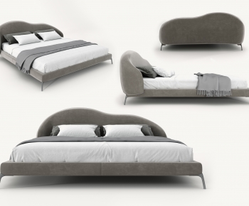 Modern Double Bed-ID:986124991