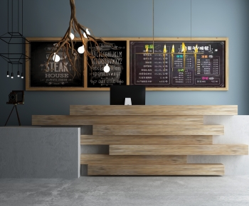 New Chinese Style Counter Bar-ID:816699982