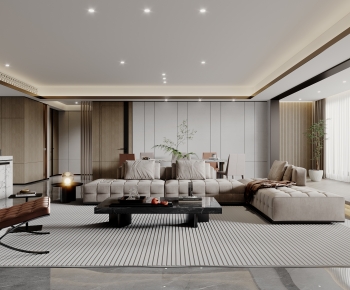 Modern A Living Room-ID:512109041