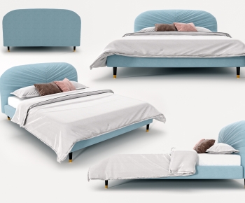 Modern Double Bed-ID:303482068