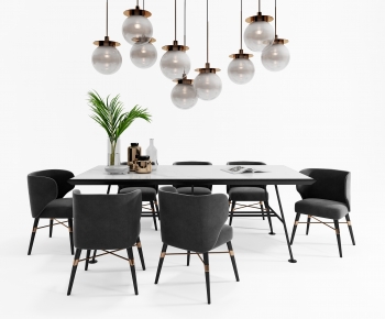 Modern Dining Table And Chairs-ID:212069033