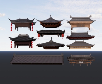 Chinese Style Facade Element-ID:950876958