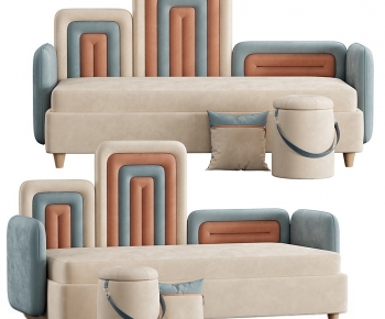 Nordic Style A Sofa For Two-ID:309437995