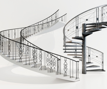 Modern Rotating Staircase-ID:418348074