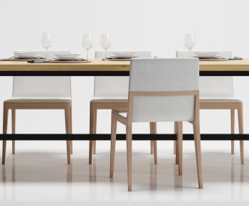 Modern Dining Table And Chairs-ID:764108906
