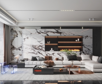 Modern A Living Room-ID:577518944