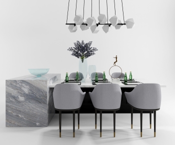 Modern Dining Table And Chairs-ID:465743064