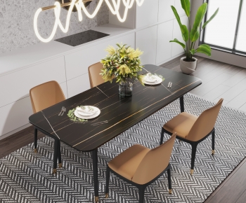 Modern Dining Table And Chairs-ID:185939073