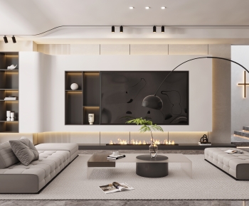 Modern A Living Room-ID:100100018