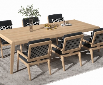 Nordic Style Dining Table And Chairs-ID:931583889