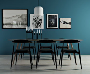 Modern Dining Table And Chairs-ID:106224066