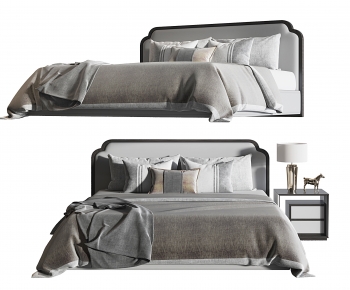 New Chinese Style Double Bed-ID:344718932