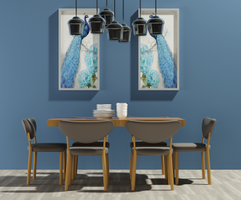 Modern Dining Table And Chairs-ID:227300881