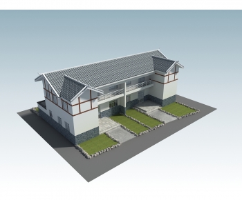 Chinese Style Villa Appearance-ID:740001924