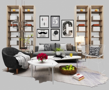 Nordic Style Sofa Combination-ID:406317953