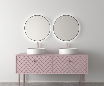 Nordic Style Bathroom Cabinet-ID:874413018