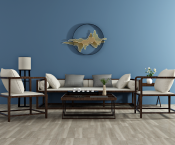 New Chinese Style Sofa Combination-ID:479154117
