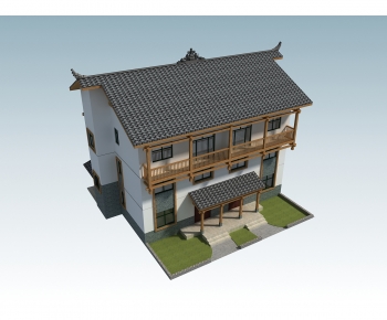 Chinese Style Villa Appearance-ID:446161039