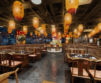 New Chinese Style Catering Space-ID:177711012