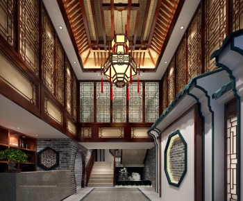 Chinese Style Lobby Hall-ID:900393962