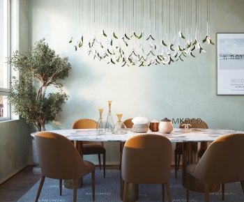 Modern Dining Table And Chairs-ID:620151043