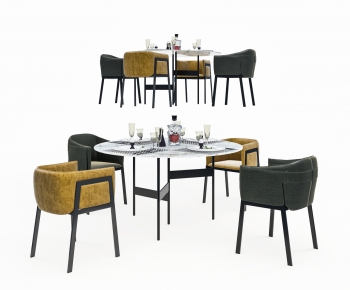 Modern Dining Table And Chairs-ID:628345014