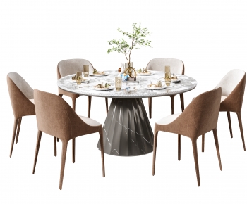 Modern Dining Table And Chairs-ID:554256924