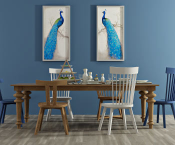 Modern Dining Table And Chairs-ID:119459689