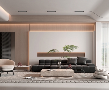 Modern A Living Room-ID:388545045