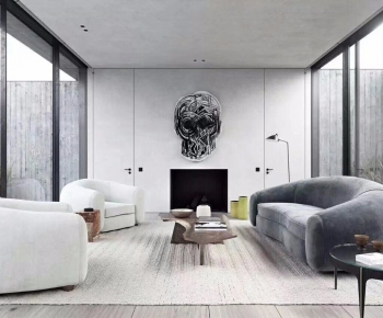 Modern A Living Room-ID:425970613